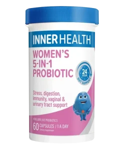 Inner Health Women’s 5-in-1 Probiotic 60 Capsules