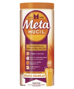 Metamucil Fibre Supplement 528g (48 Doses) – Orange Granular