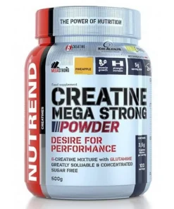 CREATINE MEGA STRONG POWDER ANANAS 500, CRÉATINE MEGA FORTE POUDRE ANANAS 500, Nutrend