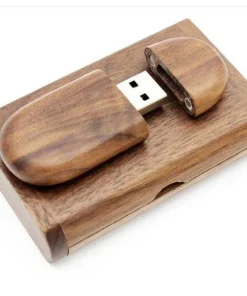 Flash drive wood dark