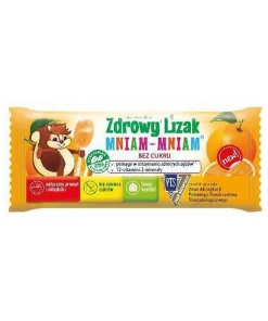 Healthy Mniam-Mniam lollipop with orange flavor (tear), 1