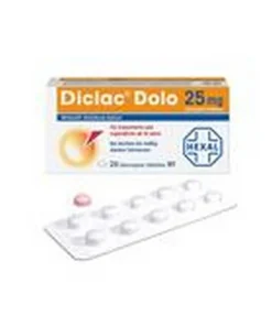 Hexal, Diclac Dolo 25 mg, 20