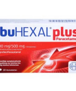 Hexal, Ibuhexal Plus Paracetamol 200 mg/500 mg, 20