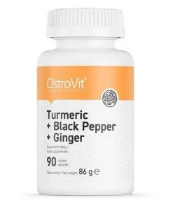 Turmeric + Black Pepper + Ginger – 90,OSTROVIT